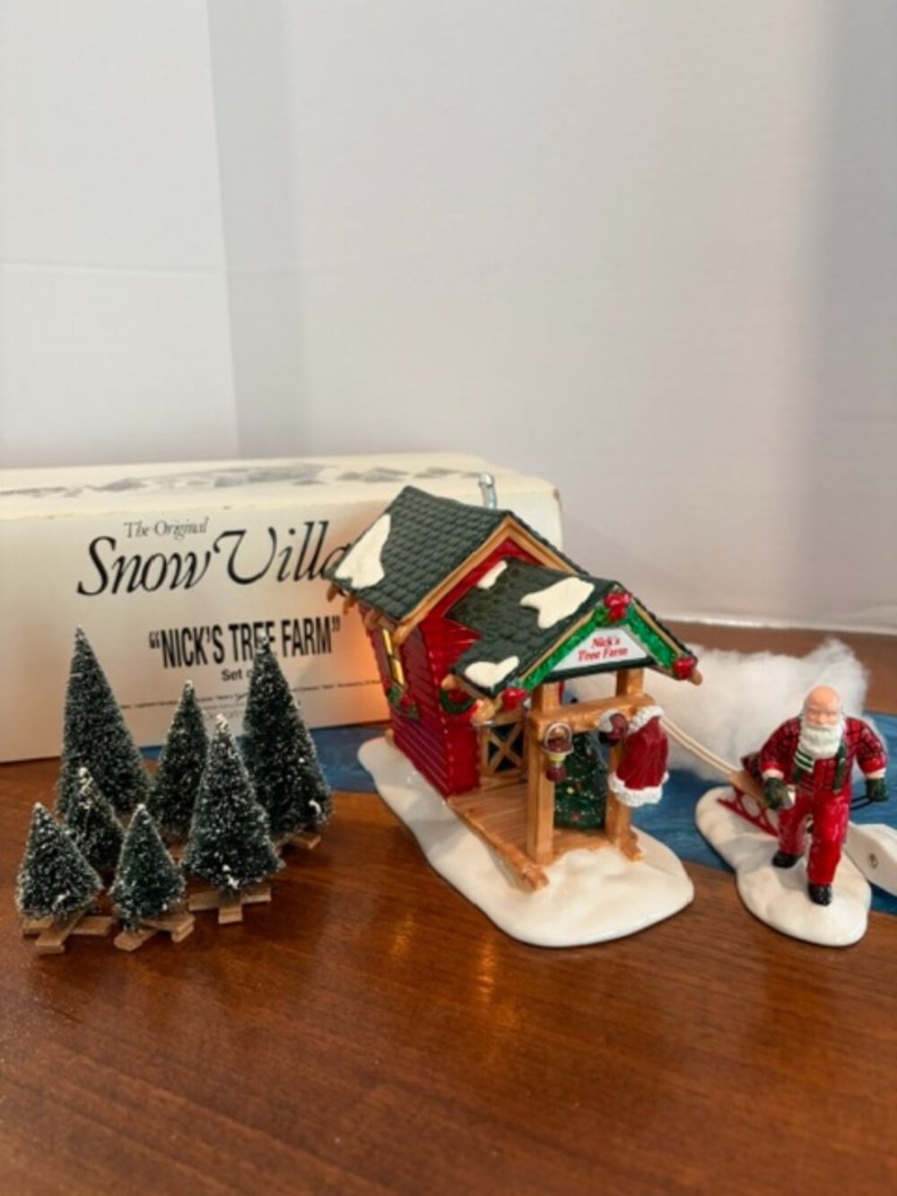 Dept 56 Nick's Tree Farm #54871 The Original Snow Village with Box